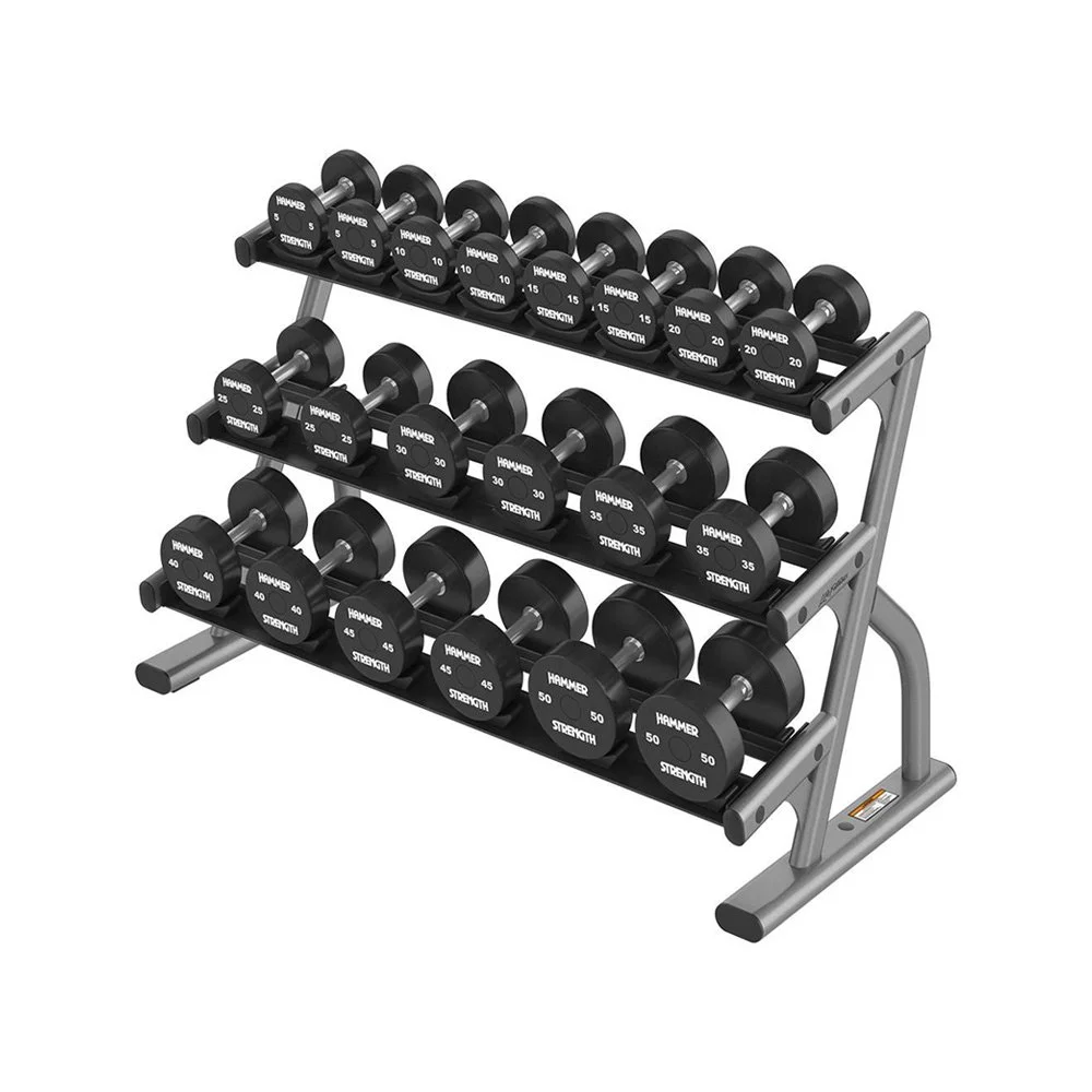 3 tier hex dumbbell discount rack